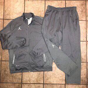 Men's Jordan Team Flight Basketball Tracksuit-Jacket & Pants Set-Size: 2X/3X